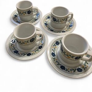 Vintage Seltmann Weiden Bavaria Praktica Porcelain Espresso Cups And Saucers Set